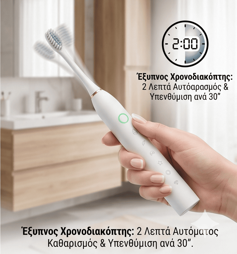 Εξυπνη ηλεκτρική οδοντόβουρτσα oblo Sonic X-2 - Εικόνα 2
