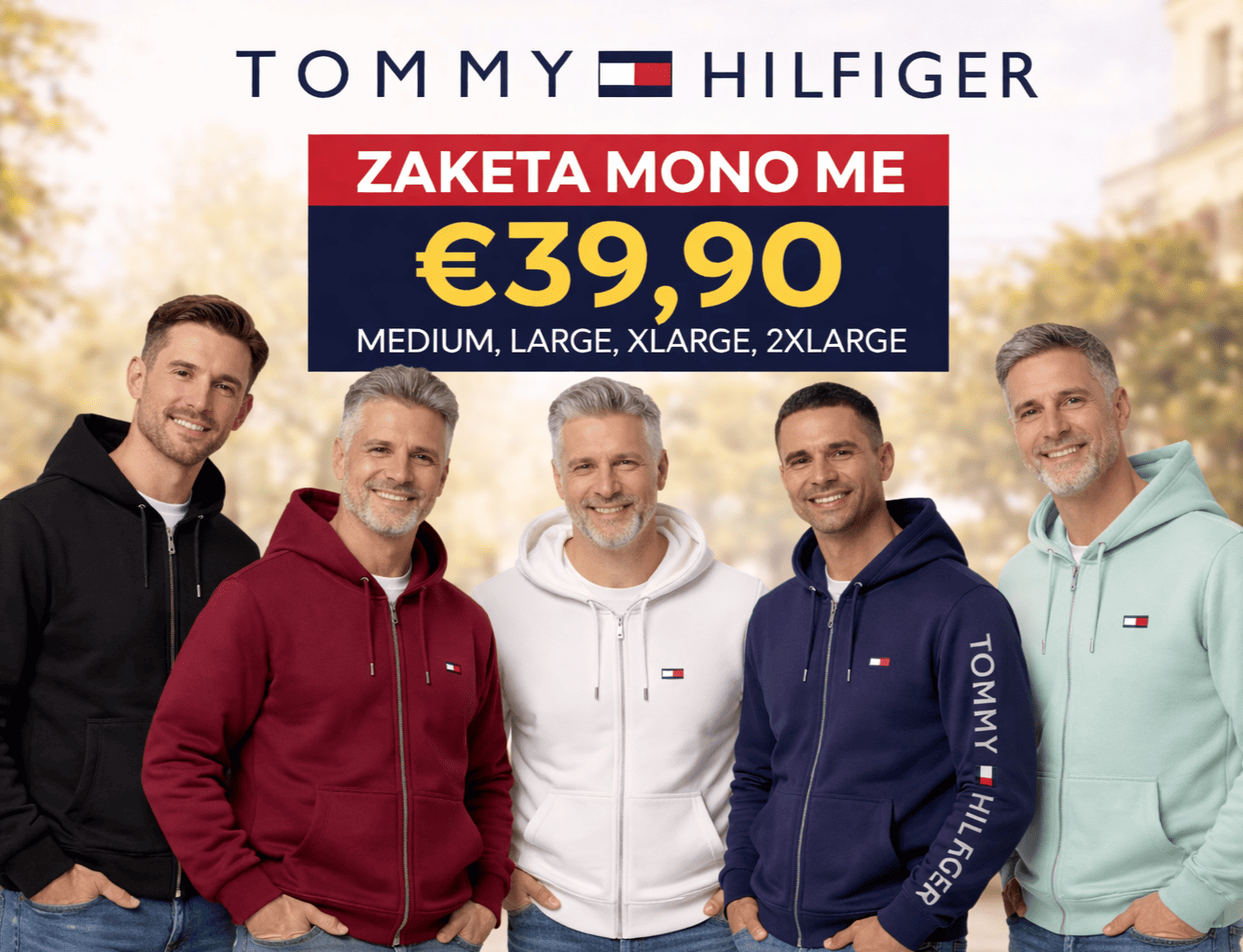 Ανδρική Ζακέτα Φούτερ - Εικόνα 7