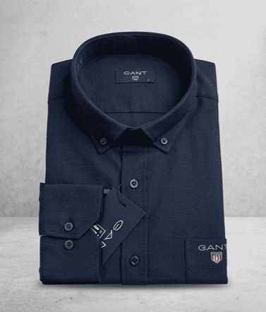 Ανδρικό Πουκάμισο GANT Oxford Button-Down – Κλασική Γραμμή, Μακρυμάνικο - Εικόνα 6