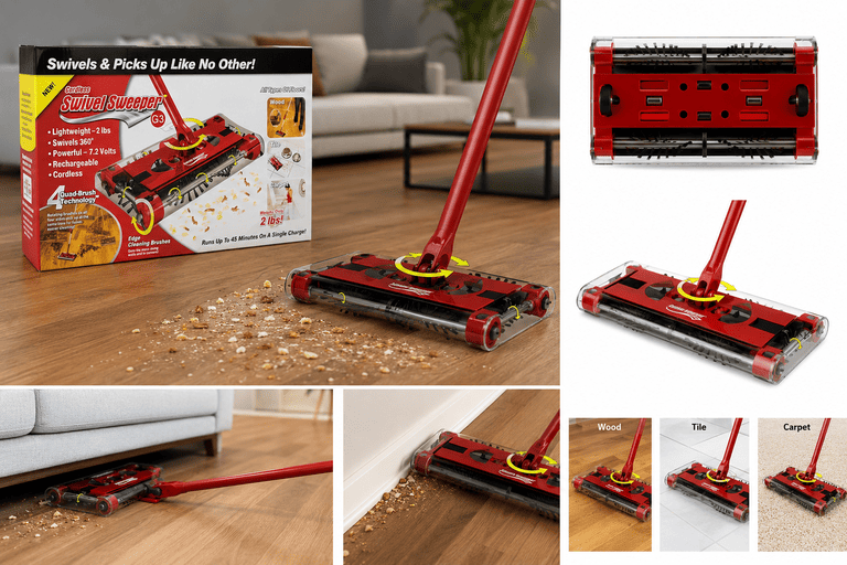 Swivel Sweeper G3 Επαναφορτιζόμενη Ασύρματη Σκούπα Δαπέδου 360°