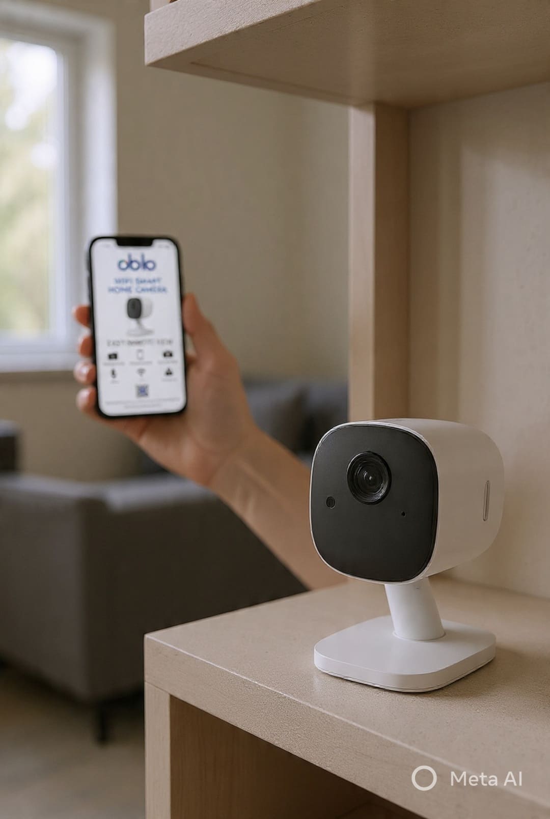 WiFi Έξυπνη Κάμερα Ασφαλείας 1080p Παρακολούθηση από κινητό Ανίχνευση Κίνησης Νυχτερινή Όραση - Εικόνα 2