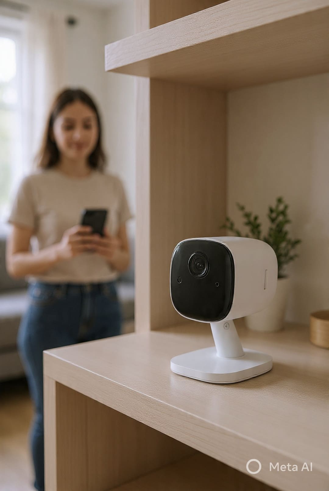 WiFi Έξυπνη Κάμερα Ασφαλείας 1080p Παρακολούθηση από κινητό Ανίχνευση Κίνησης Νυχτερινή Όραση - Εικόνα 3