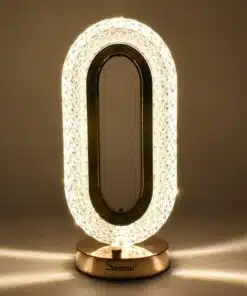 Alternative view of Επιτραπέζιο Διακοσμητικό Φωτιστικό LED 25.5 cm “Κρυστάλλινο” Αφής 3πλου Φωτισμού