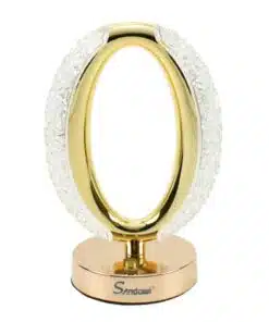 Επιτραπέζιο Διακοσμητικό Φωτιστικό LED 20.5 cm “Κρυστάλλινο” Αφής 3πλου Λευκού Φωτισμού