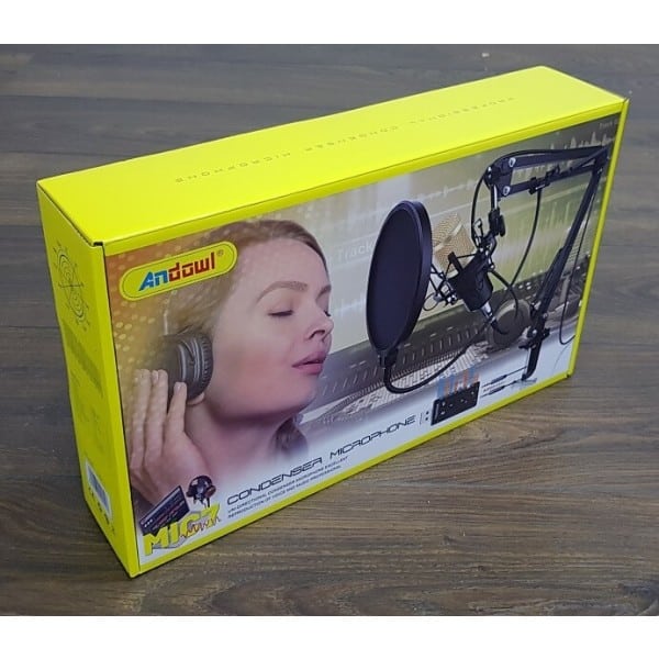 Πυκνωτικό Μικρόφωνο USB Live Streaming με Pop Filter - Εικόνα 3