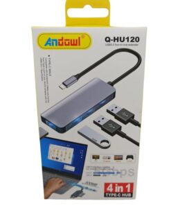 USB HUB Για TYPE-C 4 Σε 1