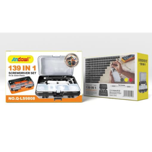 Σετ Κατσαβίδια με 139 Εναλλασσόμενες Μύτες - Εικόνα 2