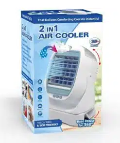 2 in 1 Air Personal Cooler Γρήγορος και εύκολος τρόπος ψύξης 360 μοιρών