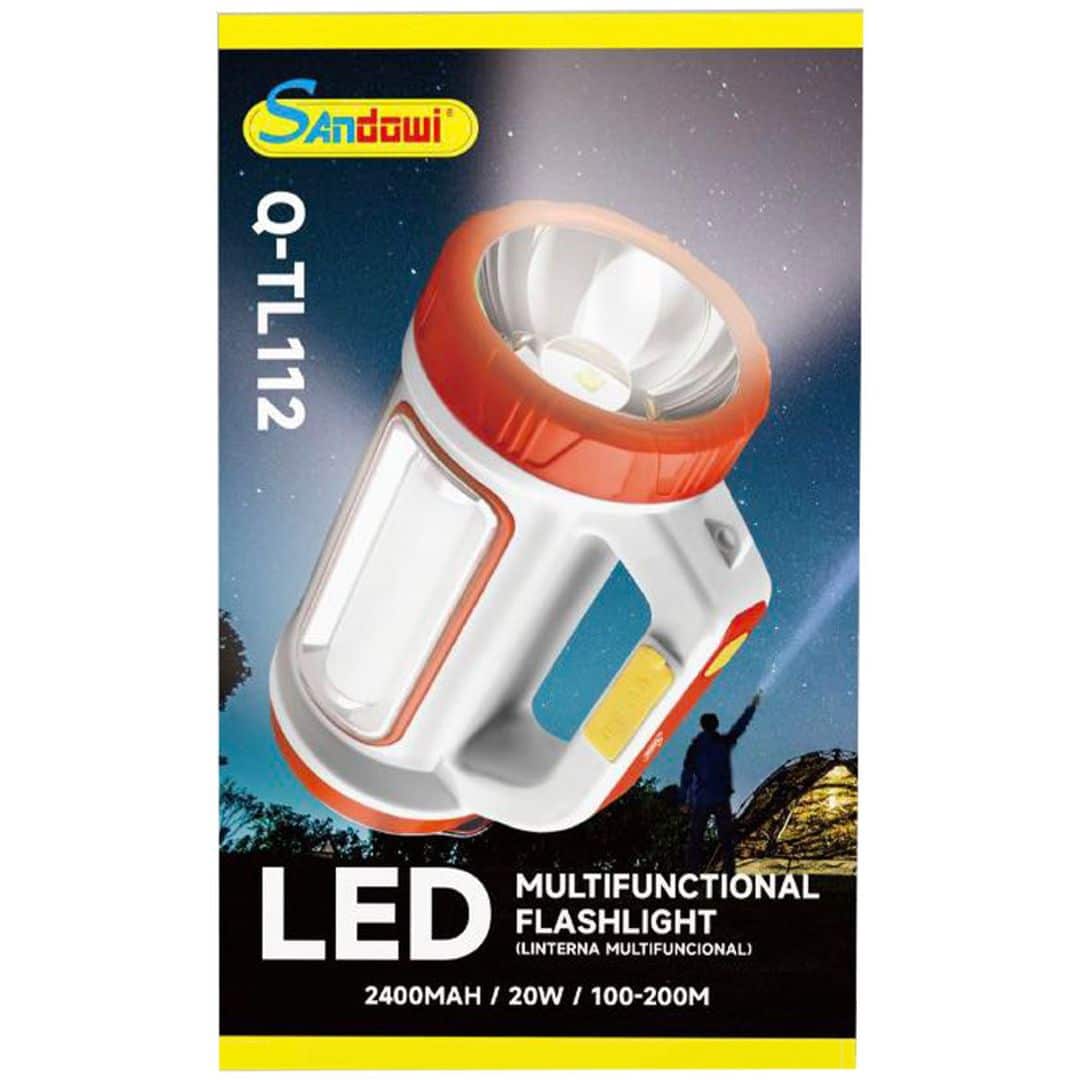 Επαναφορτιζόμενος Προβολέας Χειρός LED