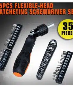 Alternative view of Κατσαβίδι Με Αναδιπλούμενη Κεφαλί Σετ 35 Τεμαχίων