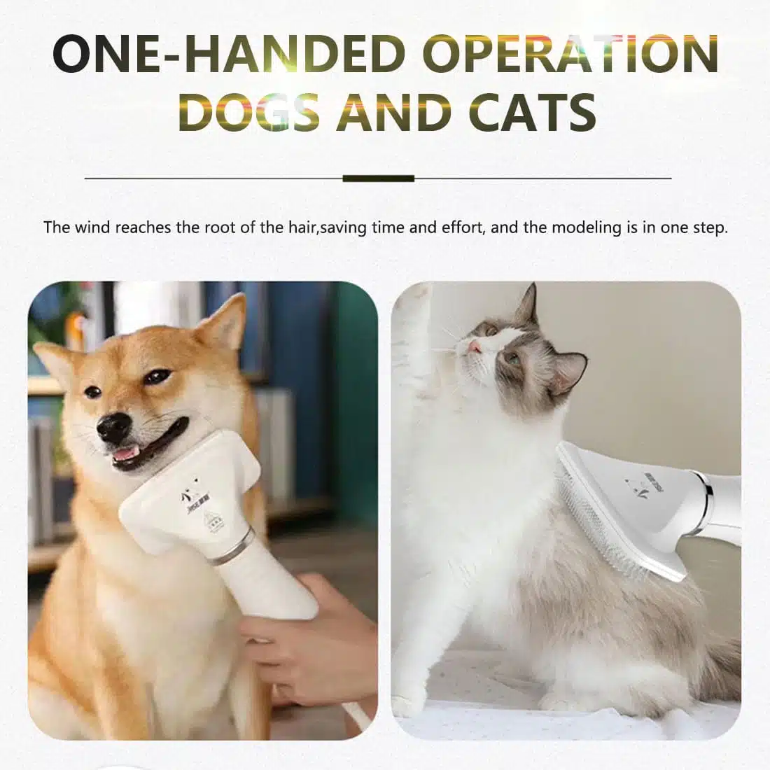 Βούρτσα Στεγνώματος & Χτενίσματος για Κατοικίδια 2 boyrtsa xtenismatow pistolaki stegnvmaow katoikidivn