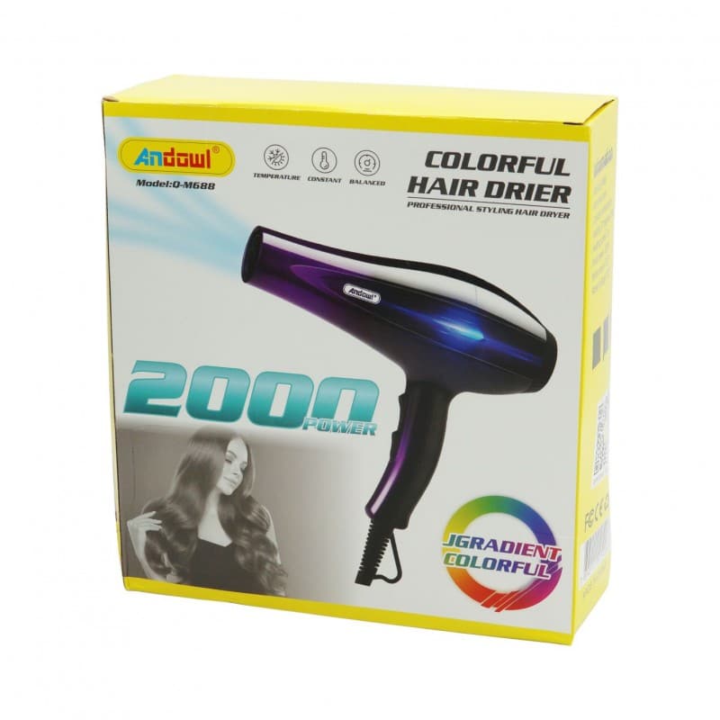 Πιστολάκι μαλλιών 2000W με αντιστατική τεχνολογία - Εικόνα 3