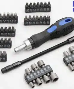 Alternative view of Σετ με 58 Εξαρτήματα 42 Κατσαβίδια Και 14 Καρυδάκια Και Εύκαμπτη Προέκταση