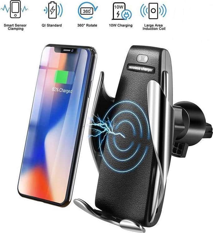 Αυτόματη βάση στήριξης αυτοκινήτου με ασύρματο φορτιστή - Εικόνα 2