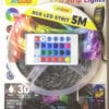 Αδιάβροχη Ταινία LED Τροφοδοσίας USB (5V) RGB Μήκους 5m και 6 LED ανά Μέτρο με Τηλεχειριστήριο Τύπου SMD5050