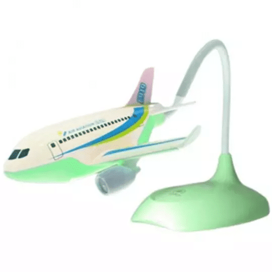 Παιδικό επαναφορτιζόμενο φωτιστικό Led αεροσκάφος