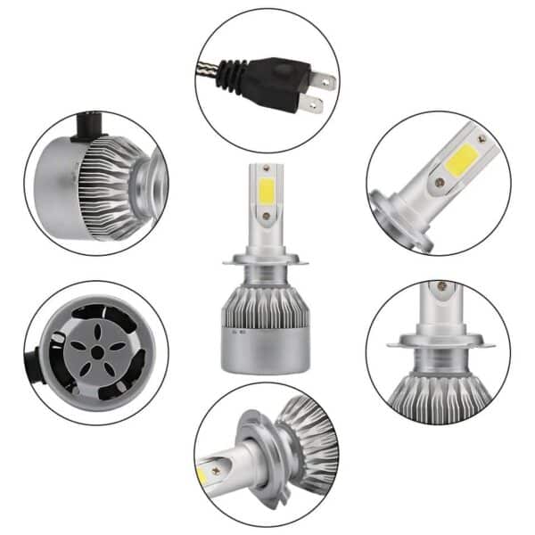 Φώτα Αυτοκινήτου LED Kit H4 Η7 6000Κ - Image 3