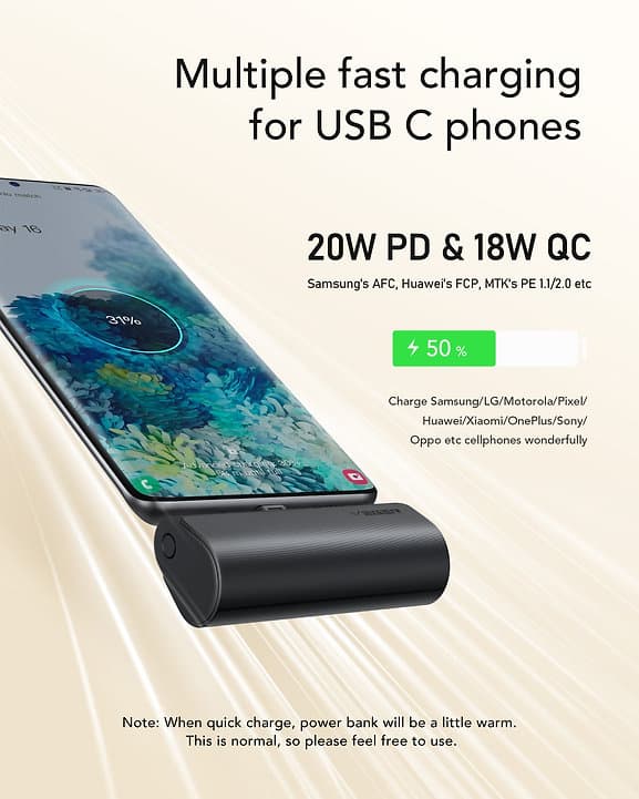Mini Fast Charging Power Bank USB-C - Εικόνα 4