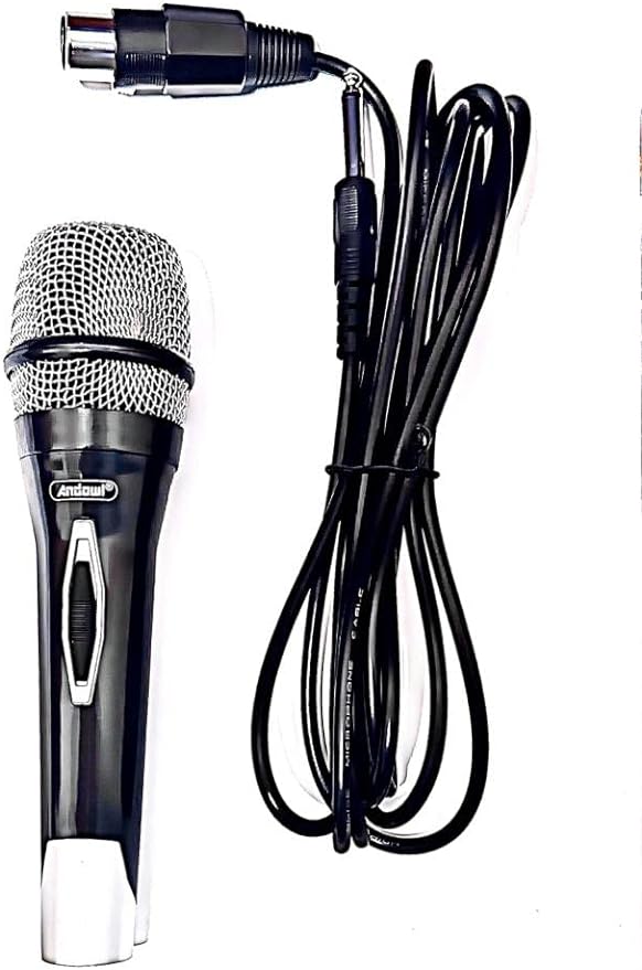 Μικρόφωνο Dynamic Singing με καλώδιο XLR 3m, για τραγούδι καραόκε - Εικόνα 2