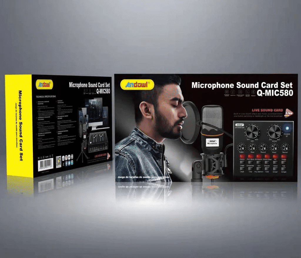 Εξωτερική Επαγγελματική Κάρτα Ηχου USB Microphone - Εικόνα 2