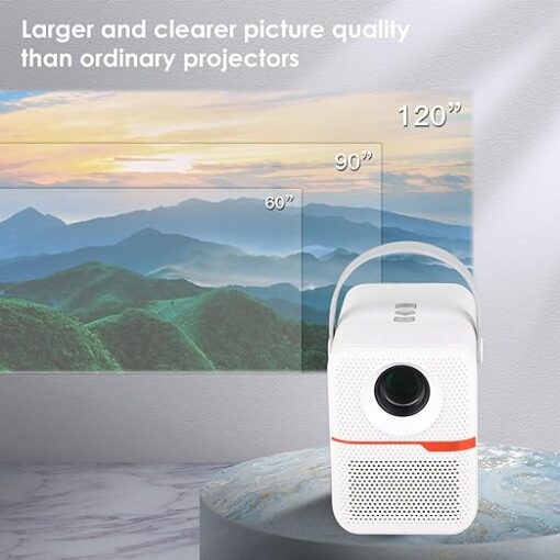Mini Projector HD 1080P 100-240V με Τηλεχειριστήριο 4K - Εικόνα 3