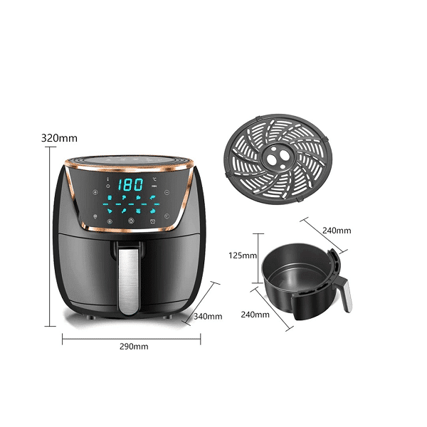 Φριτέζα αέρος Air Fryer 7,5L 1500W - Εικόνα 3