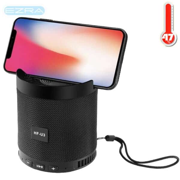 Ασύρματο φορητό ηχείο Bluetooth με οθόνη LCD