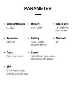 Έξυπνο ρολόι bluetooth τ500 με πιεσόμετρο Hb6a3febb4df440c78414baec4ce9b186i