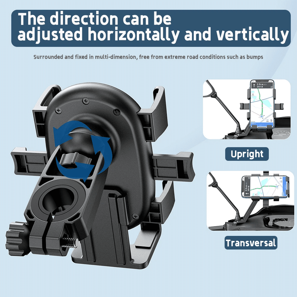 Βάση Τηλεφώνου Για Σκούτερ Μοτοσικλετών Ρυθμιζόμενη Αντικραδασμική - Εικόνα 3