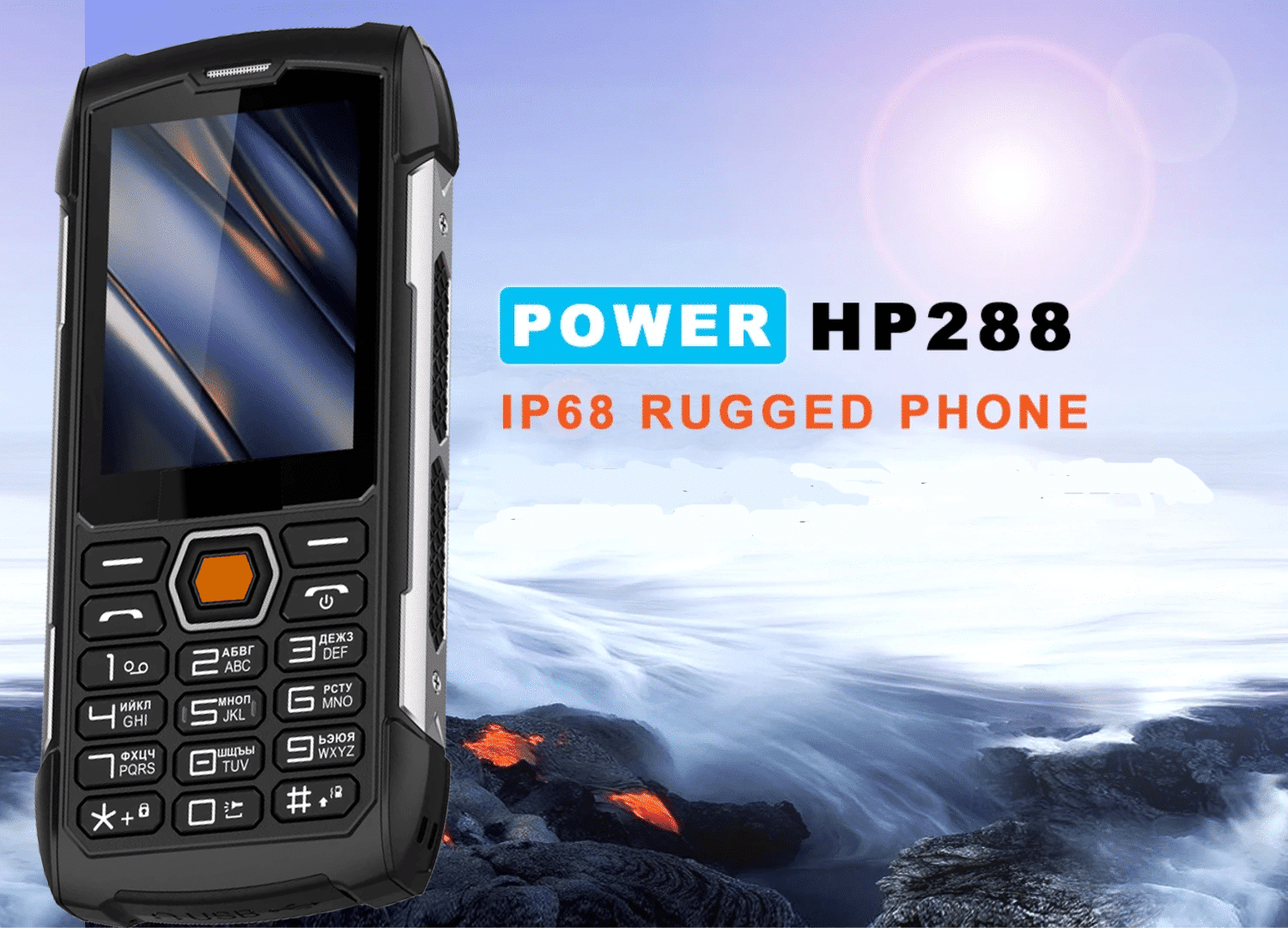 Κινητο Τηλεφωνο JINSENKAI Αδιαβροχο IP67 Με Μεγαλα Κουμπια, Φακο, Ραδιοφωνο, Bluetooth, Media Player, Καμερα - Εικόνα 4