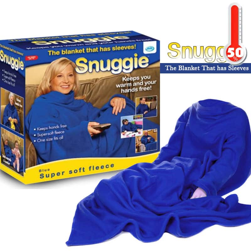 Κουβέρτα Super Soft Fleece με Μανίκια