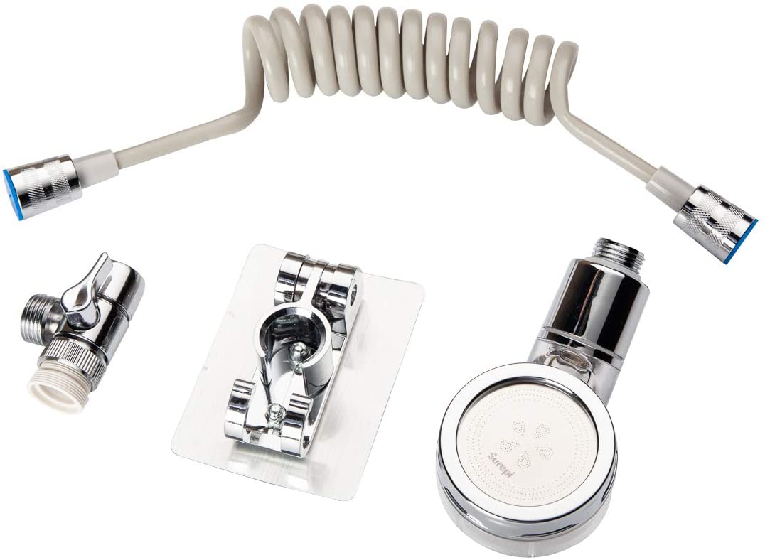 Αποσπωμενη ρυθμιζόμενη κεφαλή ντουζ για βρύση - Εικόνα 2