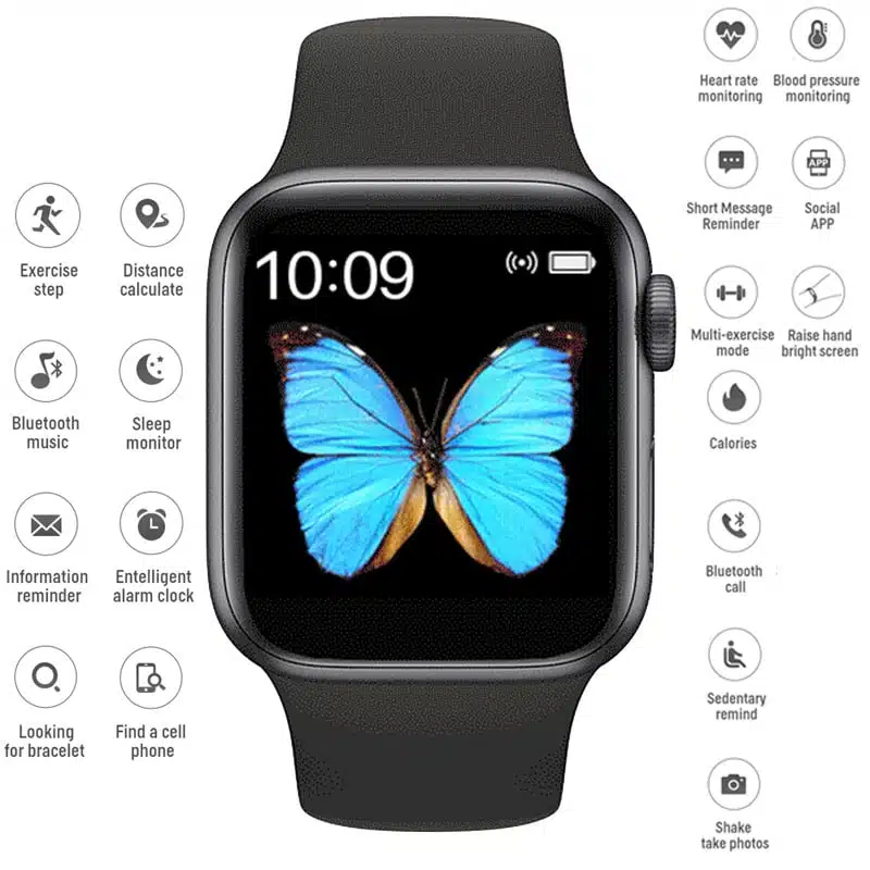 Έξυπνο ρολόι bluetooth τ500 με πιεσόμετρο T500