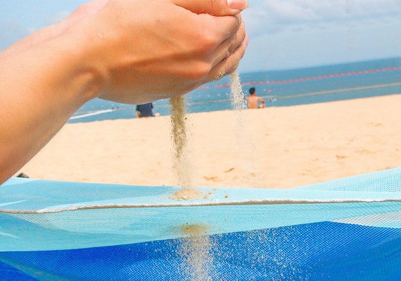 Έξυπνη Ψάθα Παραλίας Που Δεν Κρατάει Την Άμμο (2 τεμάχια) - Εικόνα 3