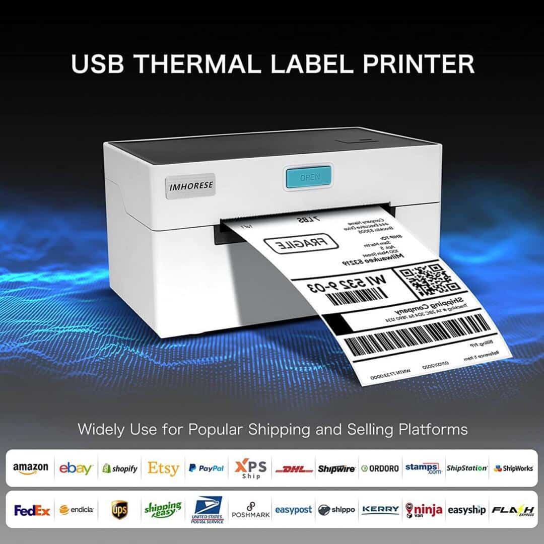 Ασύρματος Θερμικός Εκτυπωτής 104mm 203DPI με USB/LAN/Bluetooth - Εικόνα 2