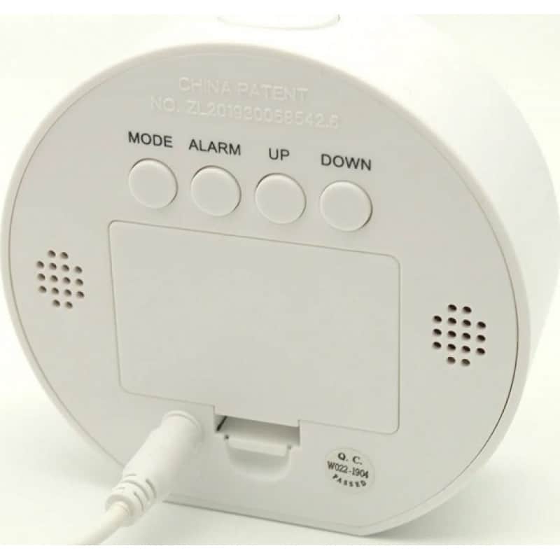 Επιτραπέζιο Ψηφιακό Ρολόι Καθρέπτης με Ξυπνητήρι, Ημερομηνία, Θερμοκρασία - Εικόνα 3