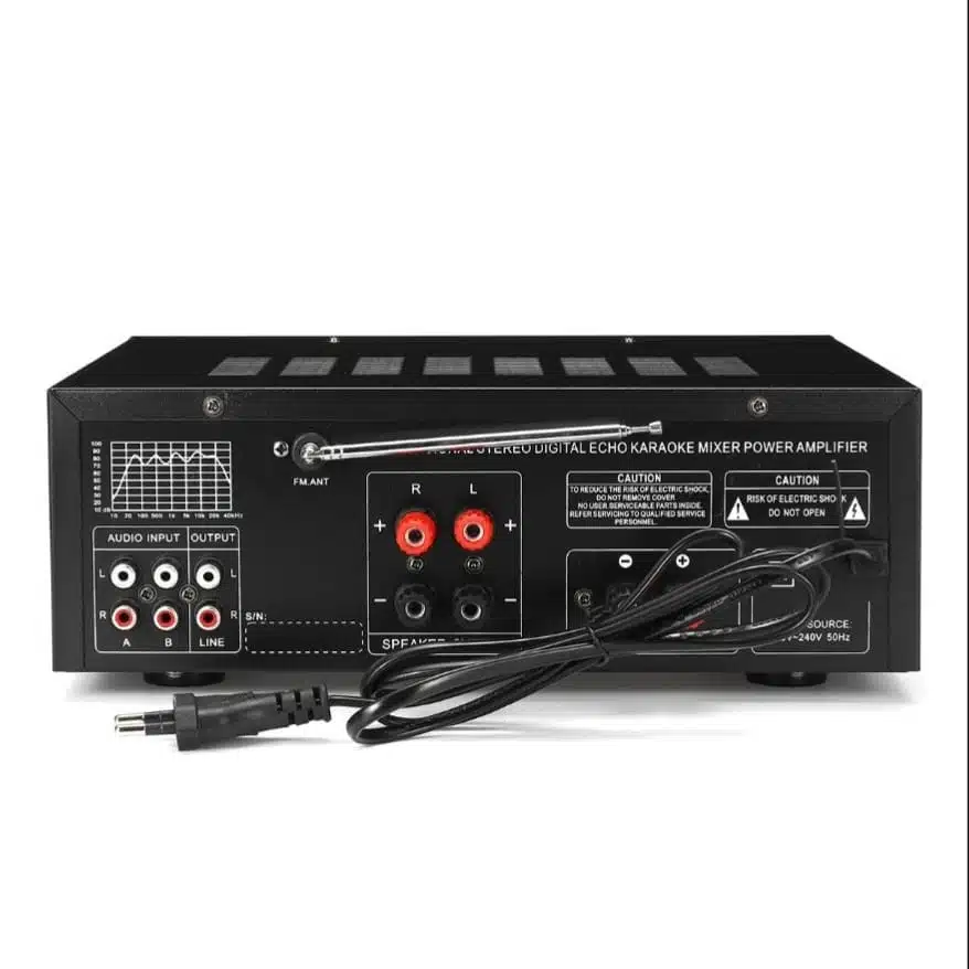 Ενισχυτής ήχου 2X150W karaoke FM/BluetoothMP3/Usb/Bluetooth enischytis ichou 2x150w karaoke fm bluetoothmp3 usb bluetooth andowl q gf999 2