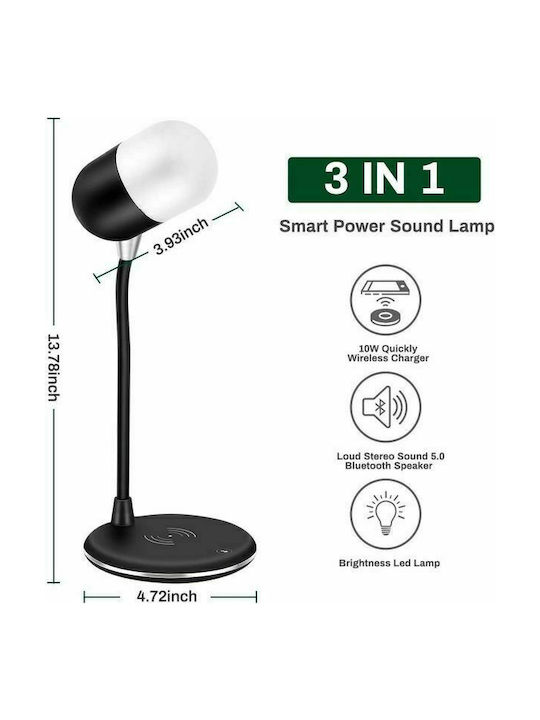 Smart PowerSound Φωτιστικό Γραφείου με Εύκαμπτο Βραχίονα - Εικόνα 5