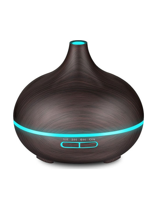 Συσκευή Αρωματοθεραπείας Υπερήχων Καφέ 400ml - Εικόνα 2