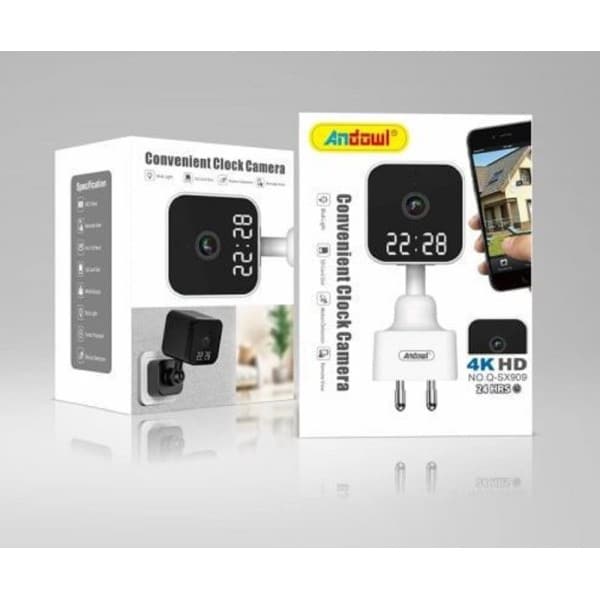 HD Camera 1080P WiFi Security IP Home Cam Night Vision Ρολόι - Εικόνα 5