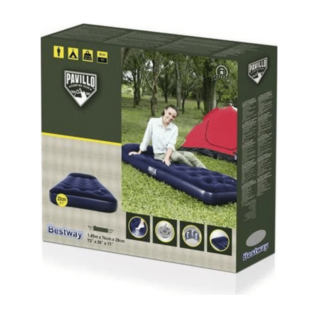 Φουσκωτό Μονό Βελούδινο Στρώμα Ύπνου - Εικόνα 2