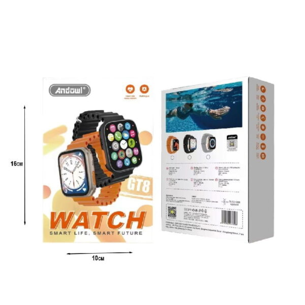 Smartwatch Fitness Tracker Μετρητής Πίεσης Παλμών Καρδιάς - Image 2