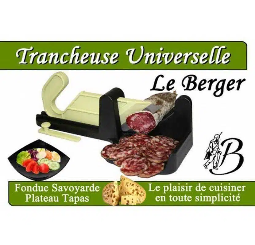 Χειροκίνητο εργαλείο για κοπή αλλαντικών guillotine a saucisson verte 1