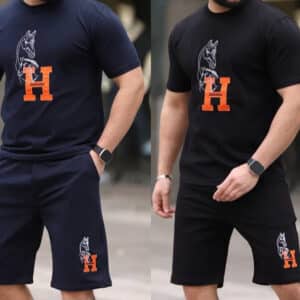 Σετ βερμούδα και μπλούζα HERMES