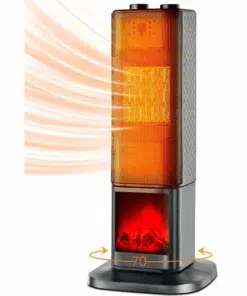 iFanze Space Heater 1500W Portable Electric Heater with 3D Fireplace Flame Effect for Bedroom Home Office Indoor Use Black 8c203dfb c19e 400a bb47 5e61ce22e813.6d9ffcd0925f0736ea58a4d8fe32354f