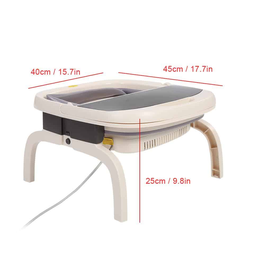 Υδρομασάζ Spa Μασάζ Ποδιών Υπέρυθρης Θέρμανσης Πτυσσόμενο - Εικόνα 4