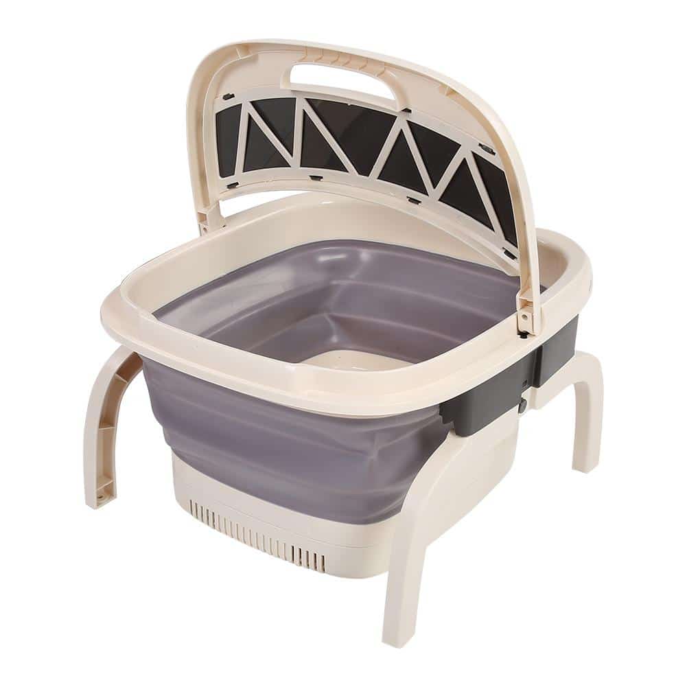 Υδρομασάζ Spa Μασάζ Ποδιών Υπέρυθρης Θέρμανσης Πτυσσόμενο - Εικόνα 6