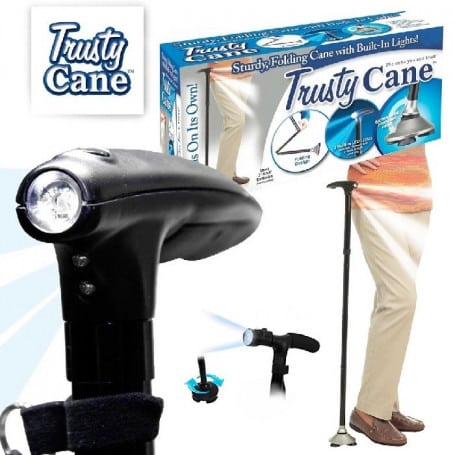 Μπαστούνι σπαστό τριπλή βάσηTrusty Cane - Εικόνα 2