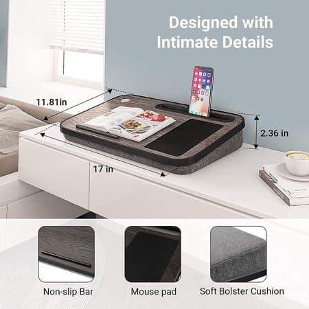 Γραφείο φορητού υπολογιστή και tablet με φως led - Εικόνα 5