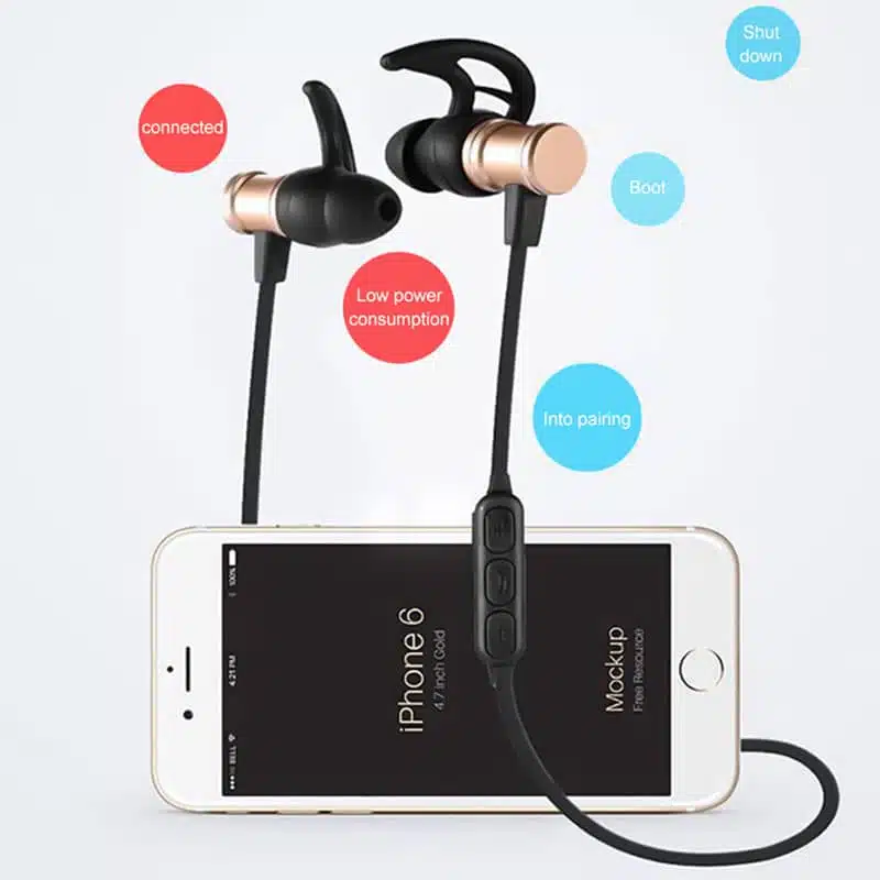 Μαγνητικά ακουστικά Bluetooth Super Bass Subwoofer mainWHP